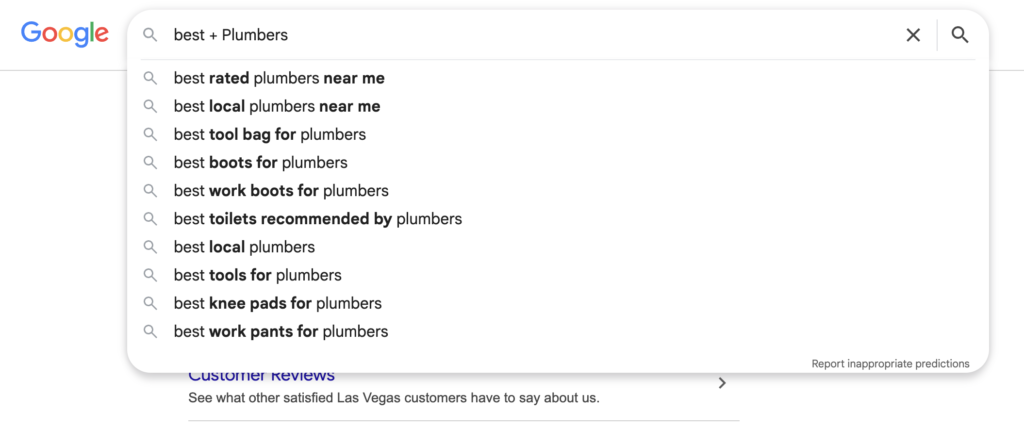 Google Search Autocomplete