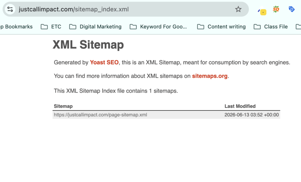 XML Sitemap